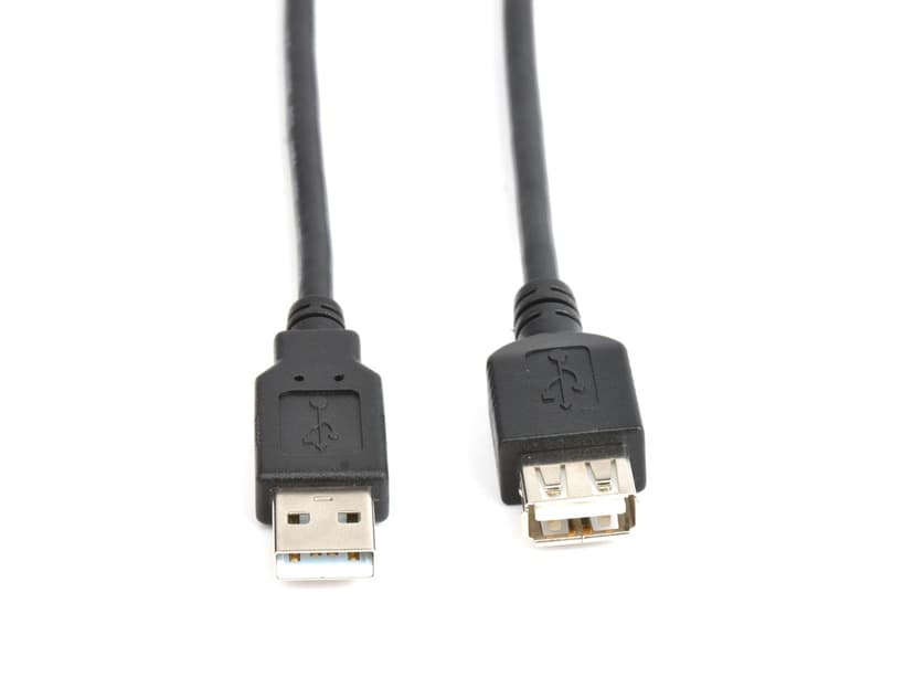Prokord USB-kaapeli 3m USB A USB A Musta