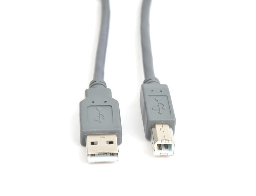 Prokord USB-kaapeli 3m USB A USB B Harmaa