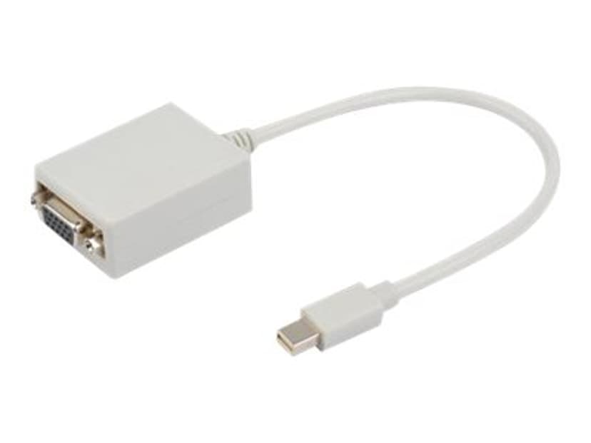 Prokord Näyttösovitin Mini DisplayPort VGA (D-Sub) Valkoinen