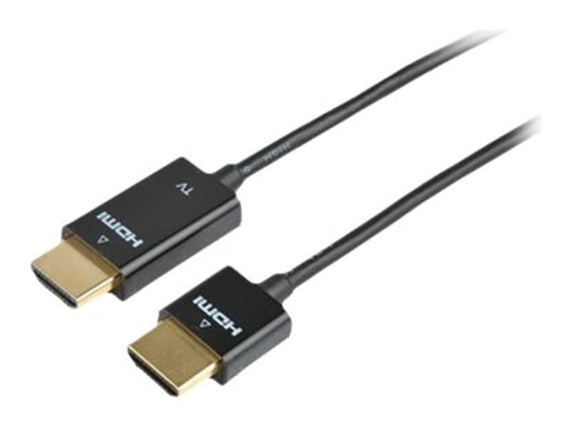 Prokord HDMI-kabel - Tunn guldpläterad 1m HDMI Hane HDMI Hane