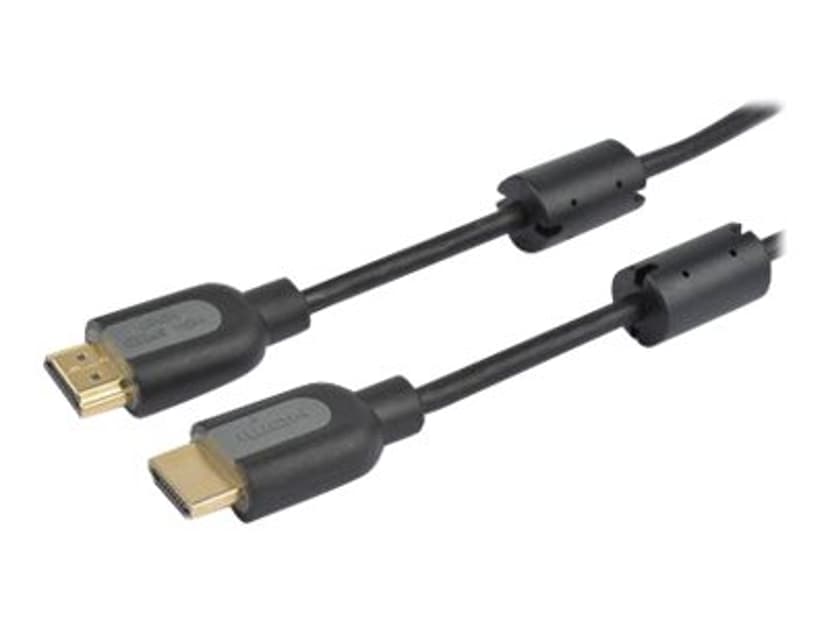 Prokord HDMI 1.4-kaapeli 0.5m HDMI-tyyppi A (vakio) HDMI-tyyppi A (vakio) Musta