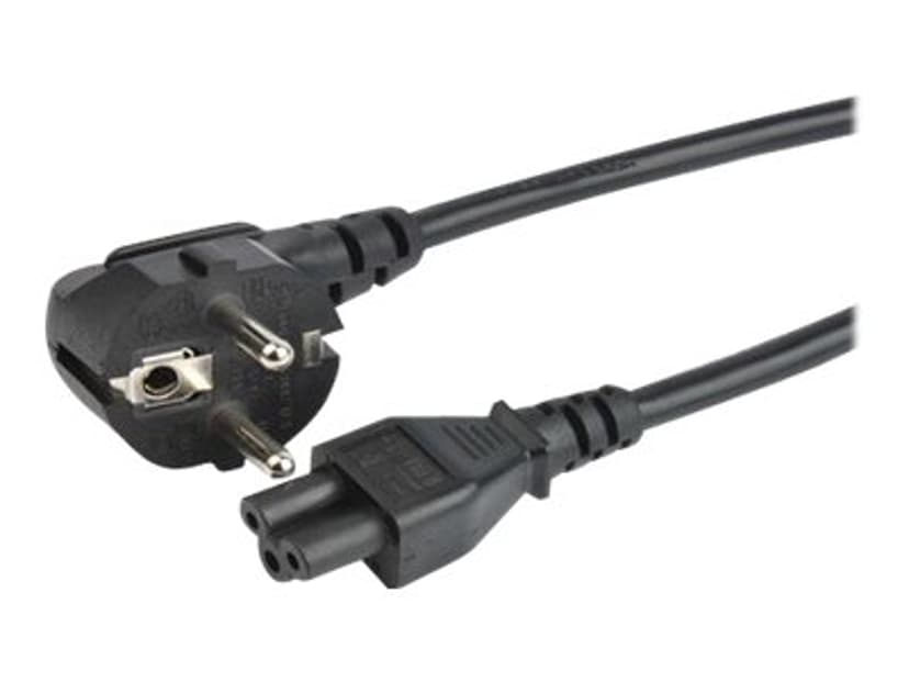 Prokord Strømkabel 1m Strøm CEE 7/7 Han Strøm IEC 60320 C5