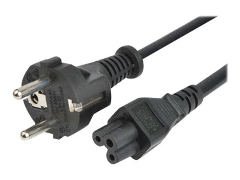 Prokord Strömkabel 3m Ström CEE 7/7 Hane Ström IEC 60320 C5