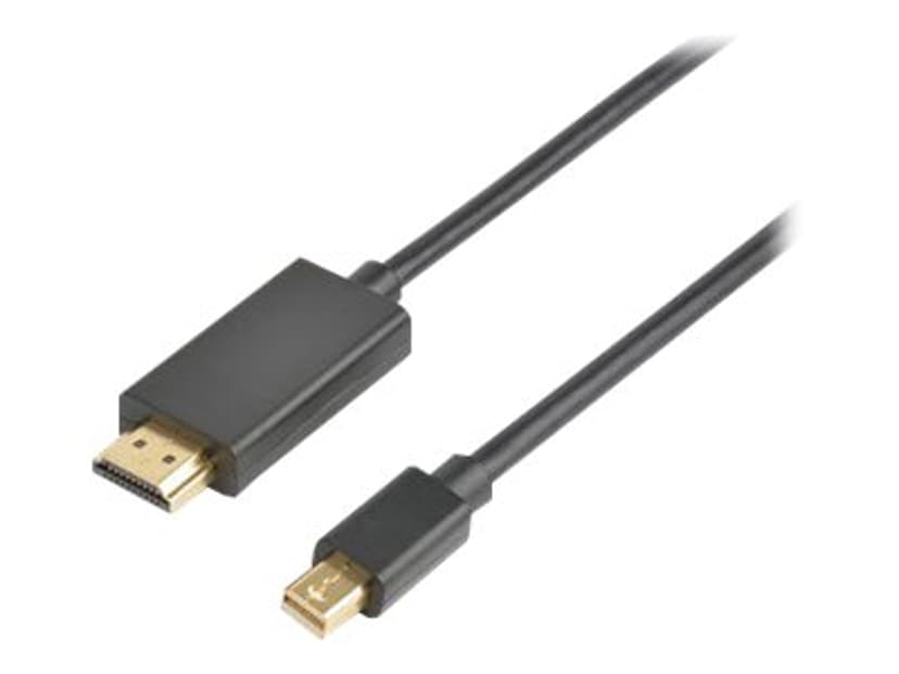 Prokord HDMI-kaapeli 2m Mini DisplayPort HDMI Musta