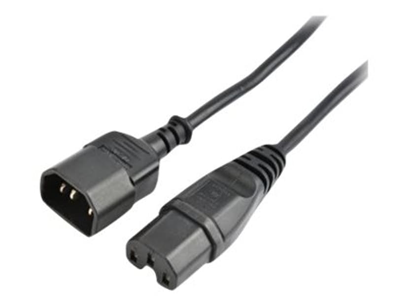 Prokord Strömkabel 2.5m Ström IEC 60320 C14 Ström IEC 60320 C13, Ström IEC 60320 C15