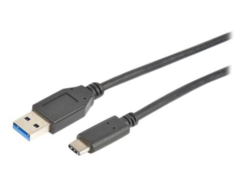 Prokord USB-kaapeli 0.5m USB A USB C Musta
