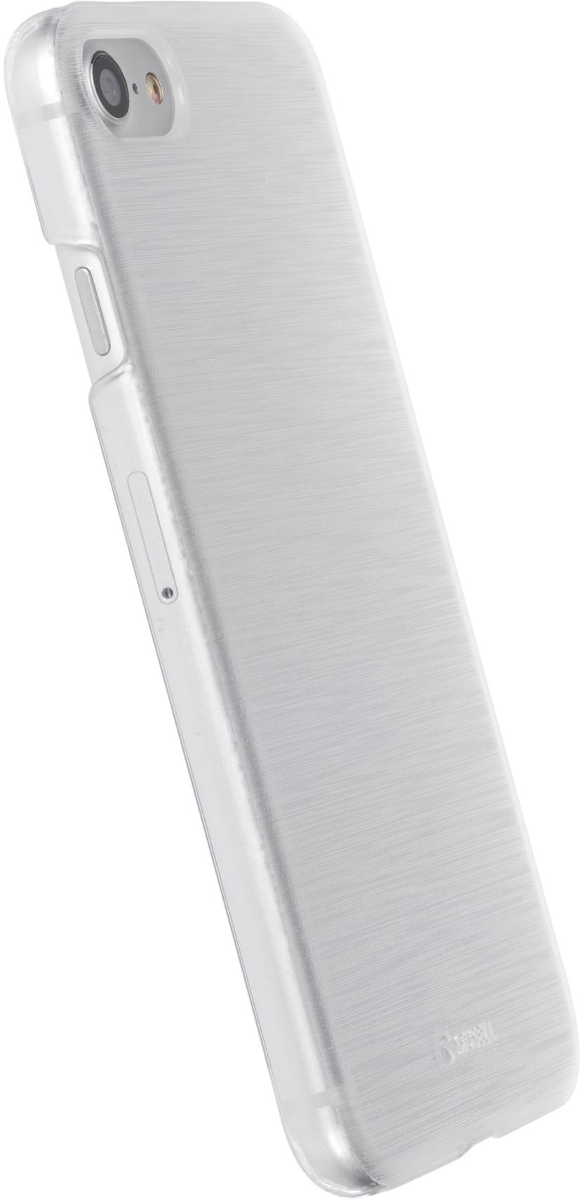 Krusell Boden takakansi matkapuhelimelle iPhone 7 Läpikuultava valkoinen