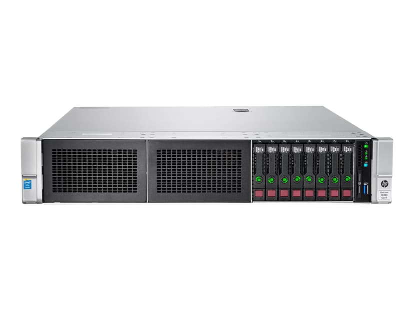 HPE ProLiant DL380 Gen9 Base Xeon, L3 Cache E5-2630V4 10-kjerners 16GB