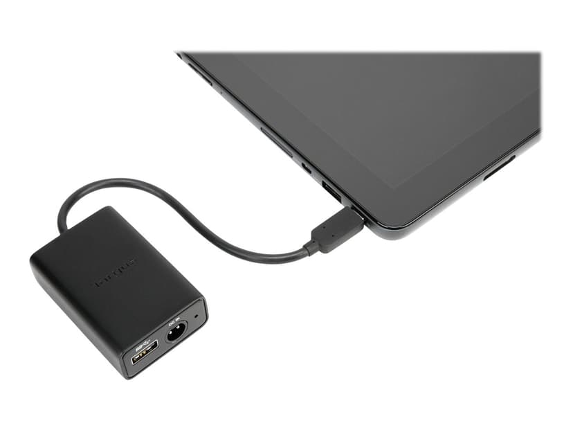 Targus USB-C Multiplexer Adapter 4-stifts USB typ A, Ström, likströmsuttag Hona 24 pin USB-C Hane