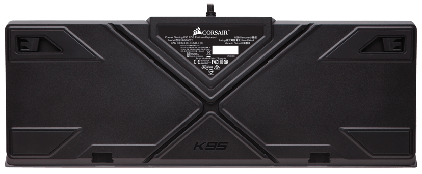 Corsair Gaming K95 RGB Platinum Langallinen, USB Pohjoismaat Näppäimistö