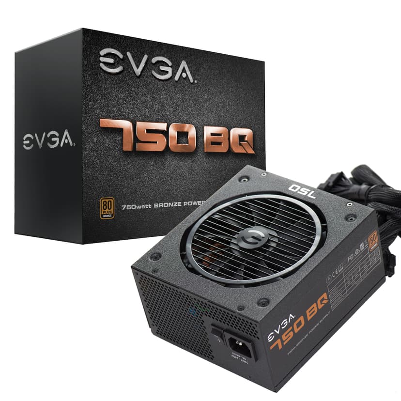 EVGA BQ Semi-Modular 750W 80 PLUS Bronze