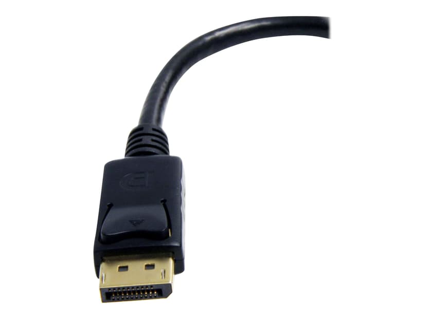 Startech DisplayPort to DVI Video Adapter Converter 20 nastan näyttöporttiliitin Uros 24+5-nastainen yhdistetty DVI 1520m Naaras 20 nastan näyttöporttiliitin Uros 24+5-nastainen yhdistetty DVI Naaras