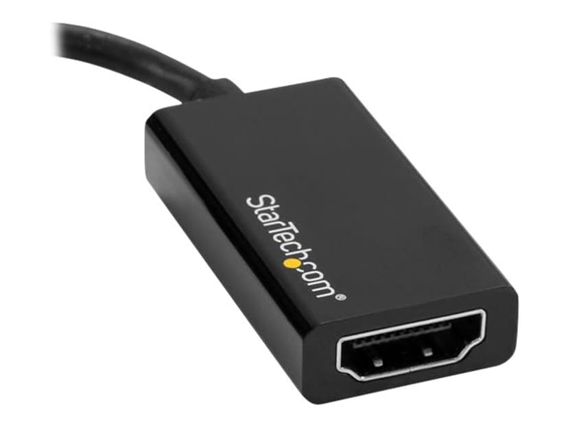 Startech Displayport To HDMI Adapter 0.215m DisplayPort HDMI Musta