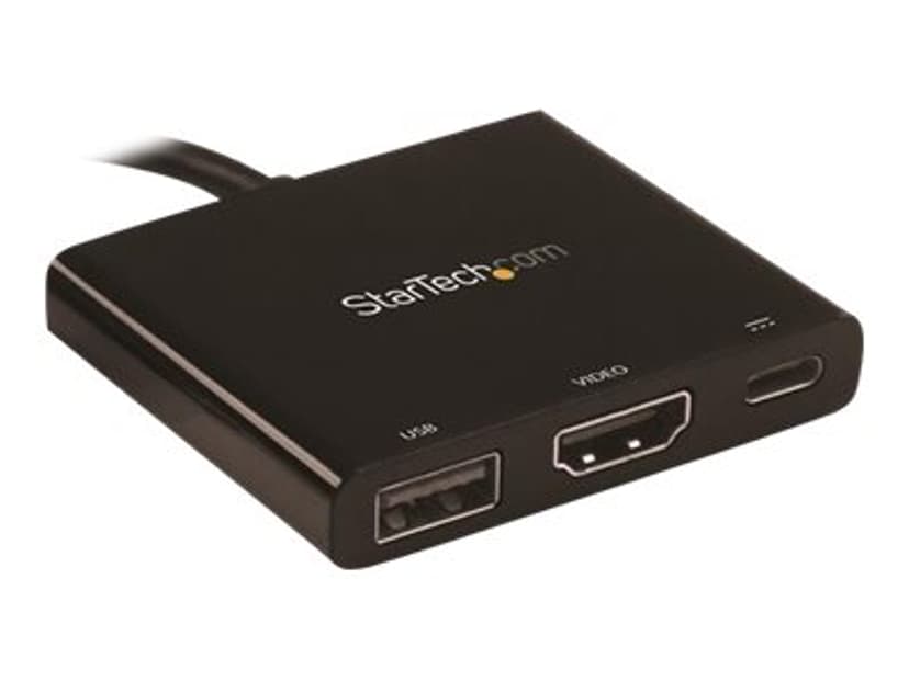 Startech USB-C to 4K HDMI Multifunction Adapter with Power Delivery and USB-A Port ulkoinen videoadapteri