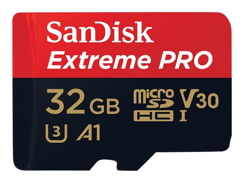 SanDisk Extreme Pro Microsdhc 32GB A1 C10 V30 Uhs-I U3 W/A 32GB microSDXC UHS-I Memory Card