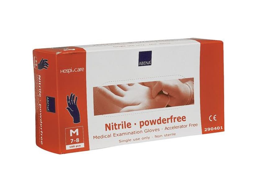 Abena Nitril Glove Powder Free Medium Blue 100pcs