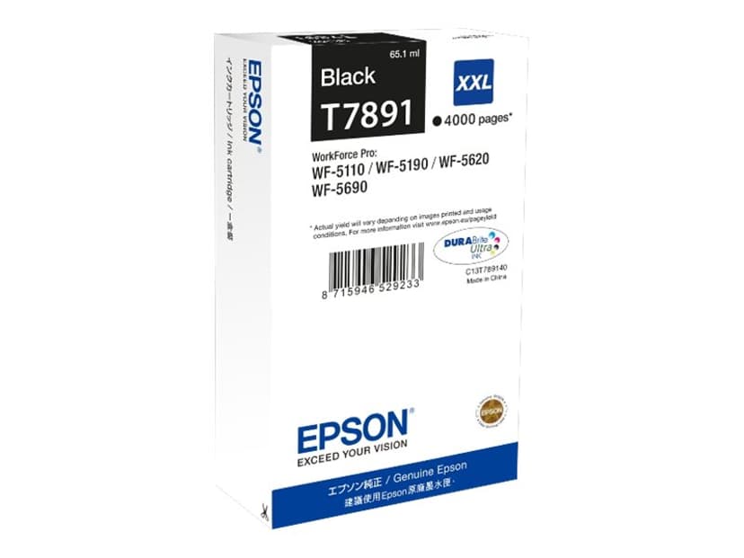 Epson Muste Musta T7891 XXL