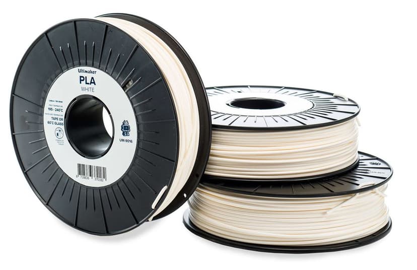 Ultimaker PLA White 2.85 mm NFC Tag - Spool - 750g