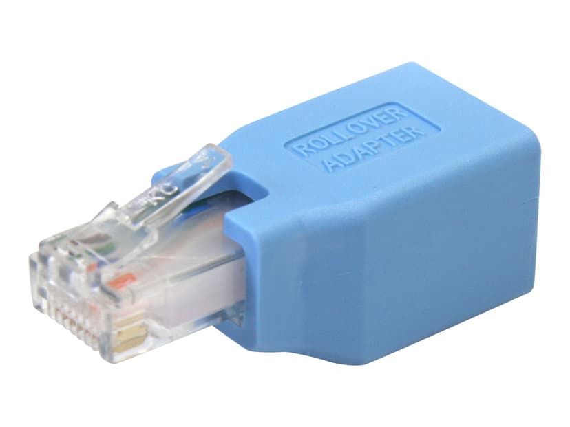 Startech Cisco Console Rollover Adapter for RJ45 Ethernet Cable RJ-45 Hane RJ-45 Hona Blå