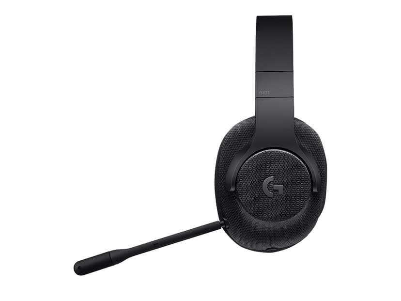 Logitech Gaming Headset G433 Headset Surround-ljud Svart