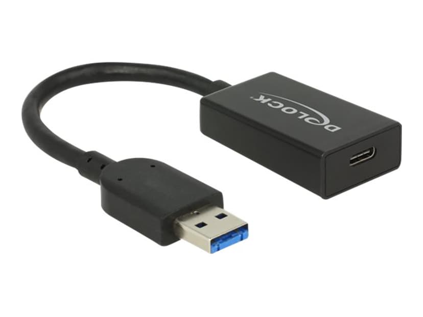 Delock Converter USB 3.1 Gen 2 Type-A male > USB Type-C 0.15m 9 pin USB Type A Uros 24 pin USB-C Naaras