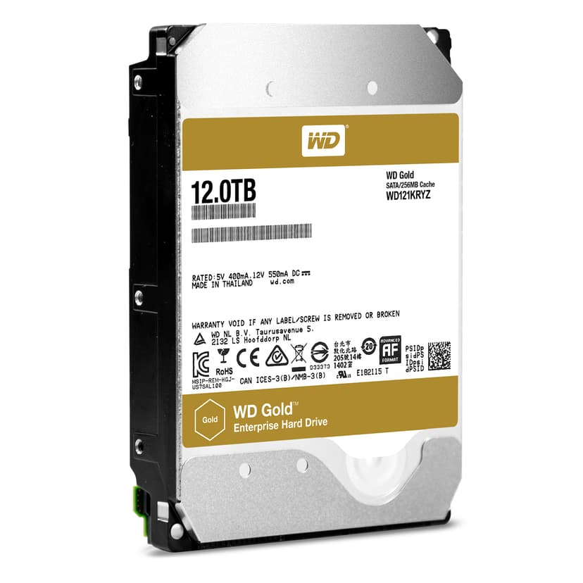 WD Gold Enterprise 12TB 3.5" 7200rpm SATA-600