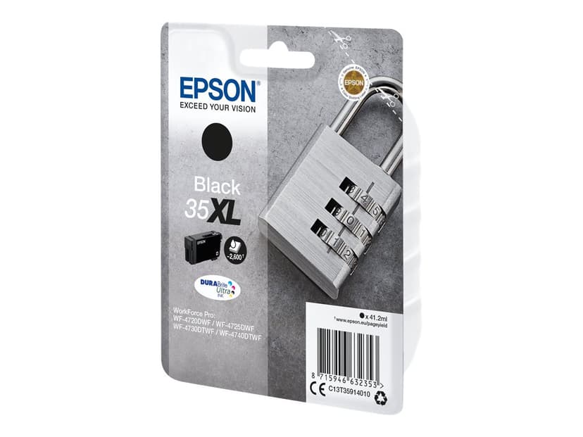 Epson Bläck Svart 35XL 41.2ml - WF-4730