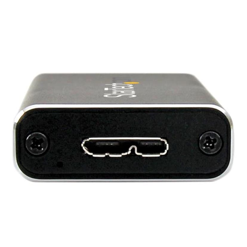 Startech M.2 NGFF SATA Enclosure M.2 USB 3.1 (Gen 2) Sølv, Svart