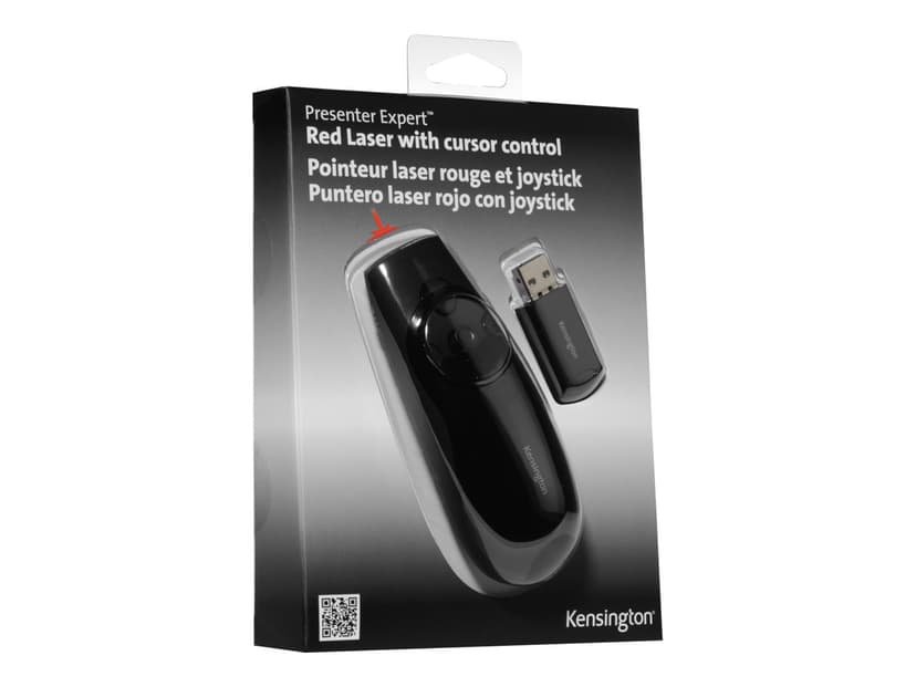 Kensington Presenter Expert Red Laser with Cursor Control Svart