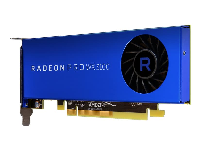 AMD Radeon Pro WX 3100 4GB PCI Express 3.0 x16 Näytönohjain