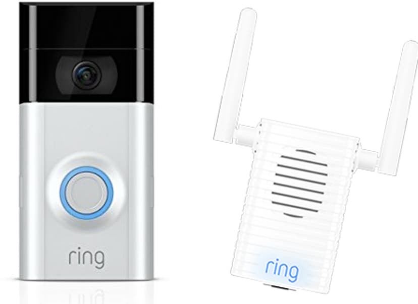 Ring Video Doorbell 2 + Chime Pro Int (EU/UK/Plug)