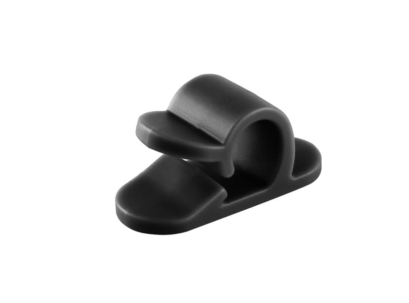 Heavy duty plastic clip black 20 mm - Code 34.355.03 | Sailor Mall