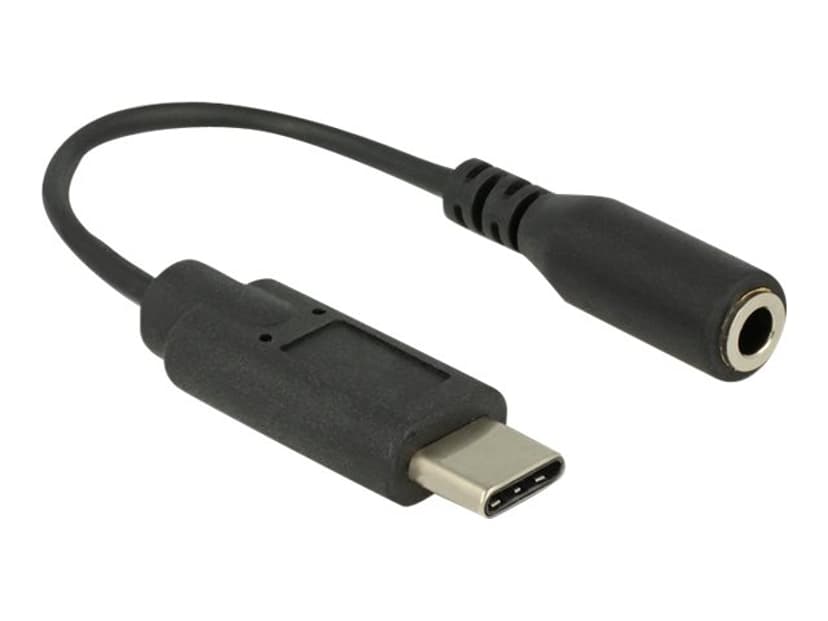 Delock Lyd adapter 0.14m 24 pin USB-C Han Mini-phone stereo 3.5 mm Hun