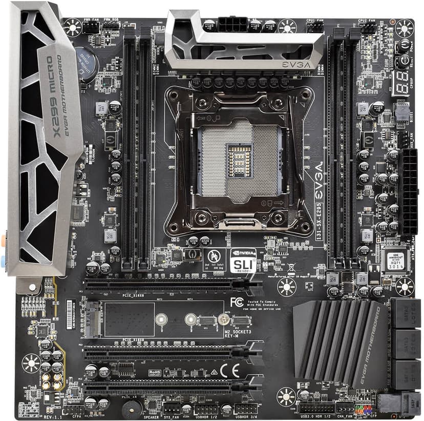 EVGA Micro X299 S-2066 m-ATX Micro ATX Moderkort