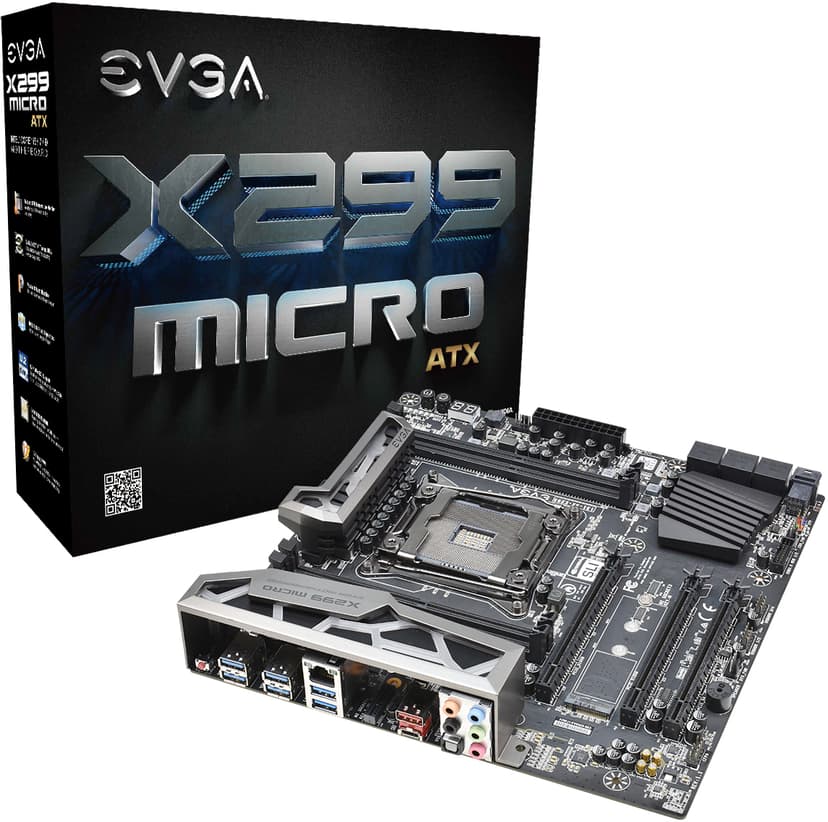 EVGA Micro X299 S-2066 m-ATX Micro ATX Moderkort