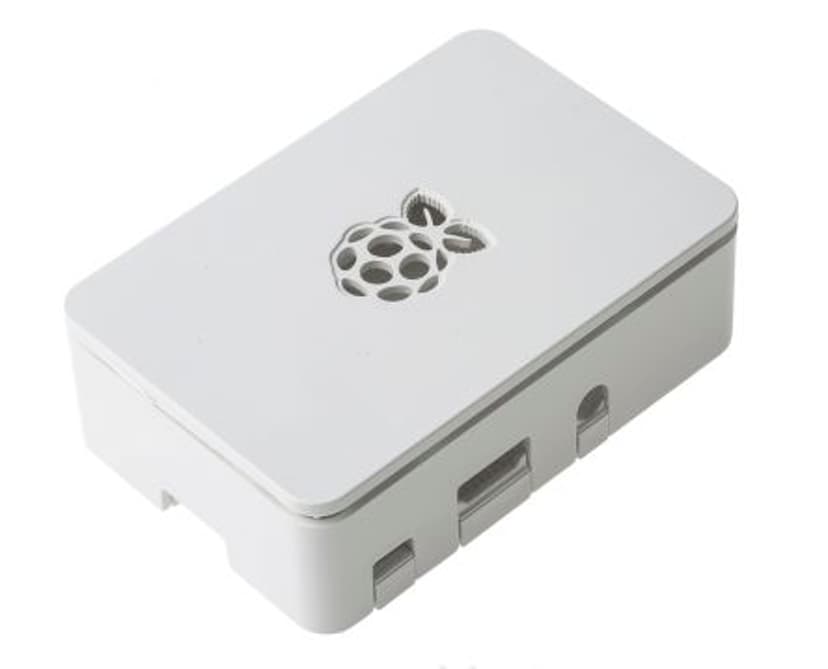 Designspark Kotelo Raspberry Pi 3 B+:le, valkoinen