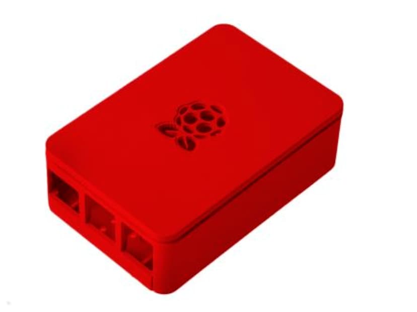 Designspark Kotelo Raspberry Pi 3 B+:le, punainen