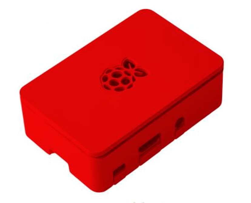 Designspark Kotelo Raspberry Pi 3 B+:le, punainen