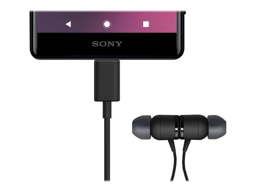 Sony SBH90 In ear hoofdtelefoons USB C Zwart