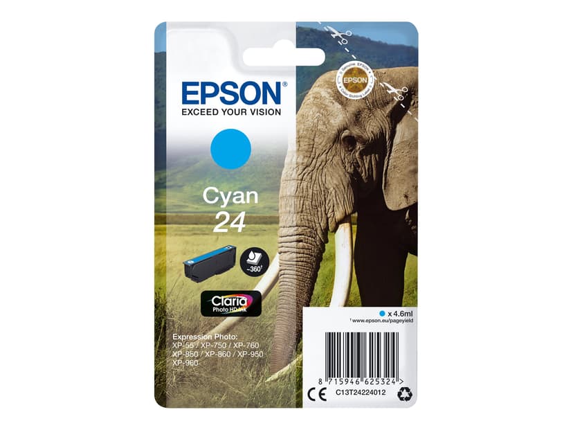 Epson Ink Cyan 24 - XP-850