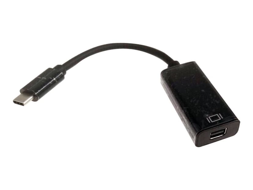 Microconnect Ulkoinen videoadapteri 0.2m USB Type-C Mini DisplayPort Musta