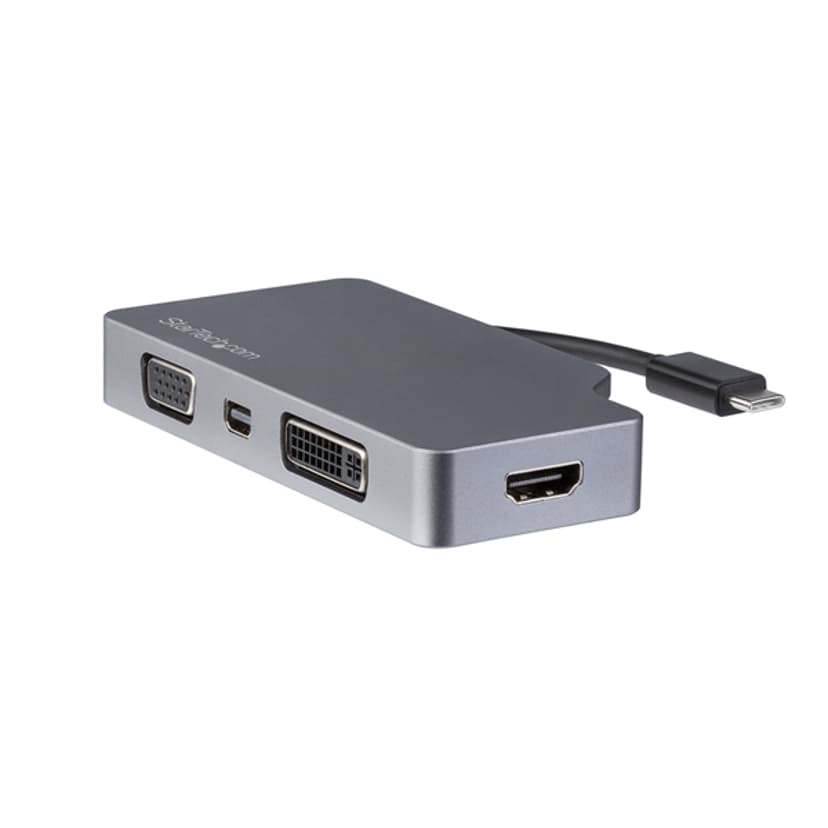 Startech USB-C To VGA/DVI/HDMI/Mini-DP Adapter Silver
