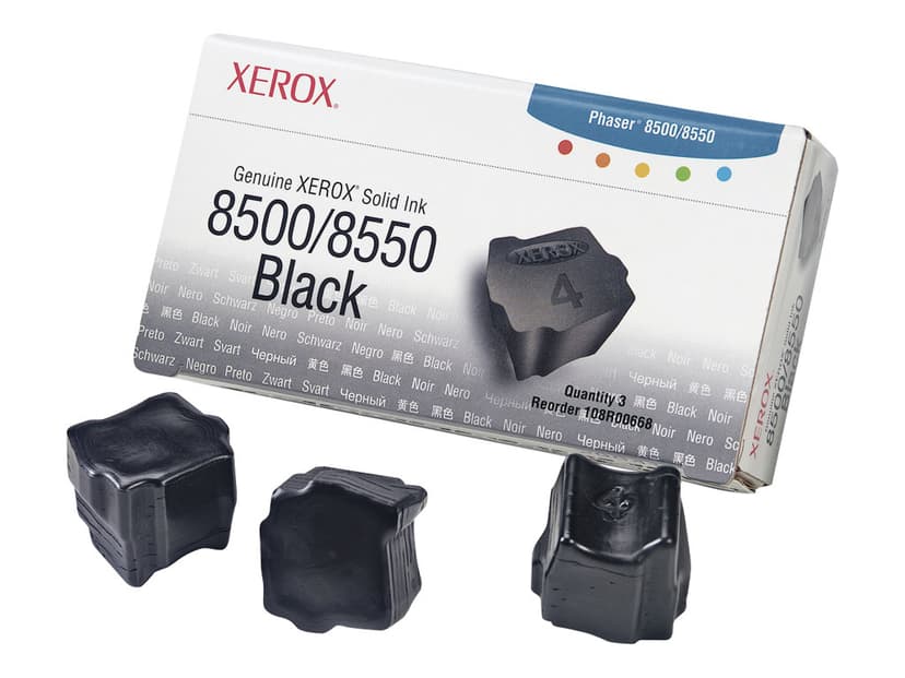 Xerox Colorstix Musta 3k - 8500/8550