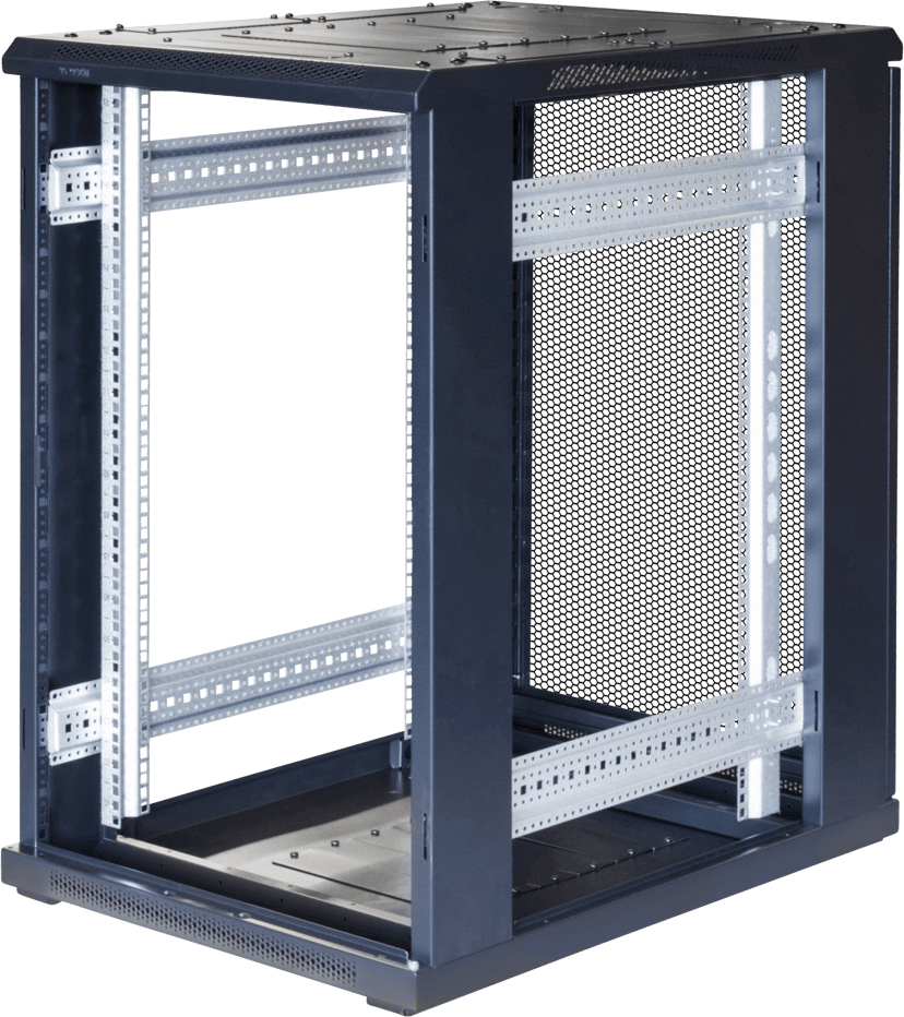 Toten G6 19" Rackskåp 18U 600x800 Glas/Perforerad Dörr