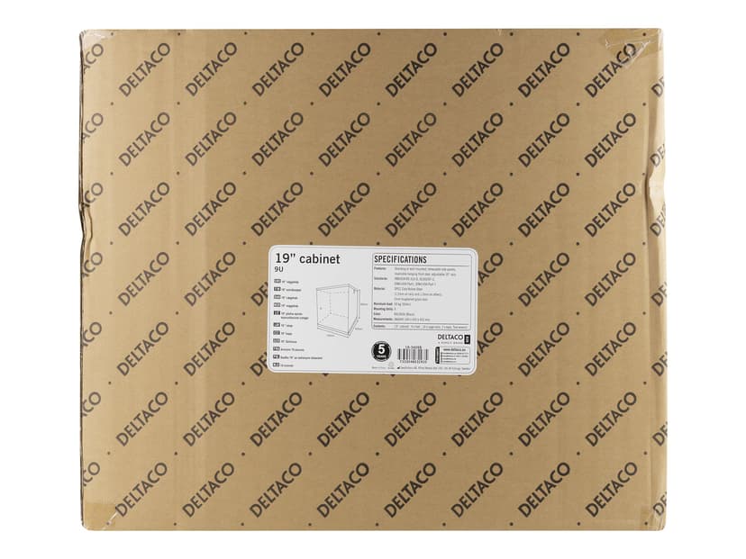 Deltaco Väggrack 19" 9U