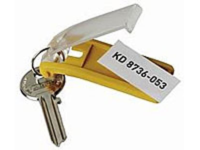 Durable Nøglebrik Key Clip Ass. Farver 6 stk.