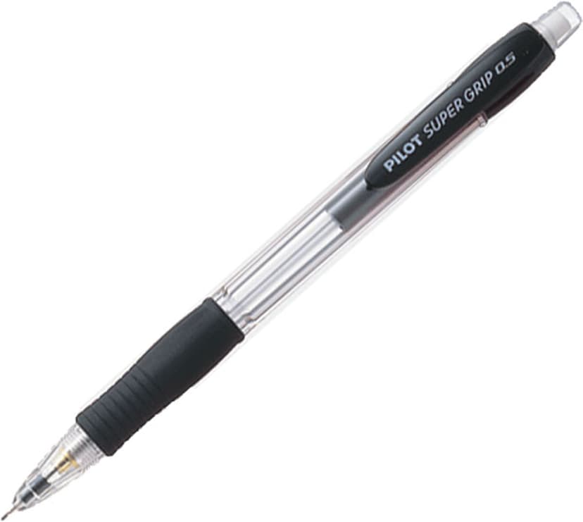 Pilot Mechanical Pencil Super Grip 0,5 Black, 12-Pack