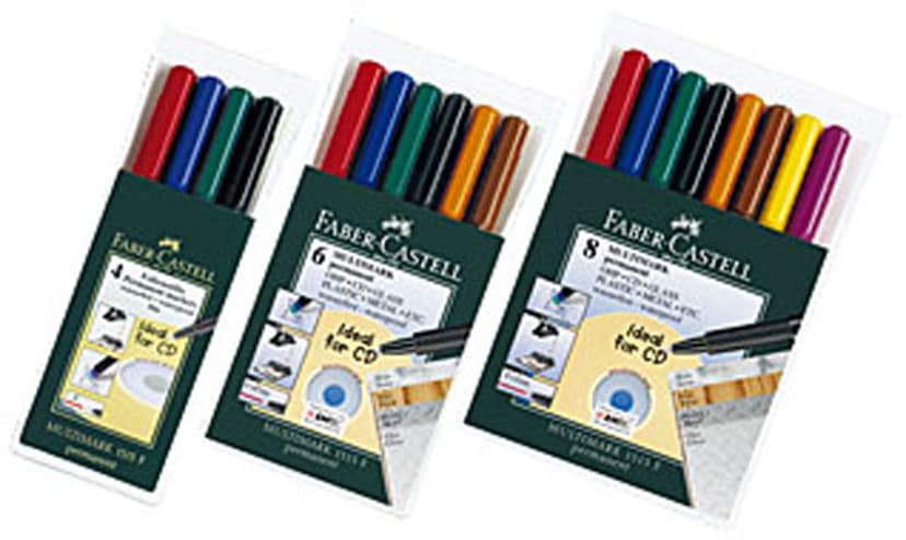 Faber-Castell Overhead Pen S-Fine Permanent 4-Set