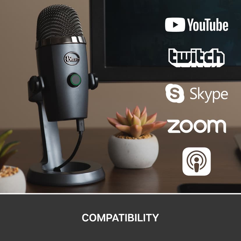 Logitech BLUE Yeti Nano Grå