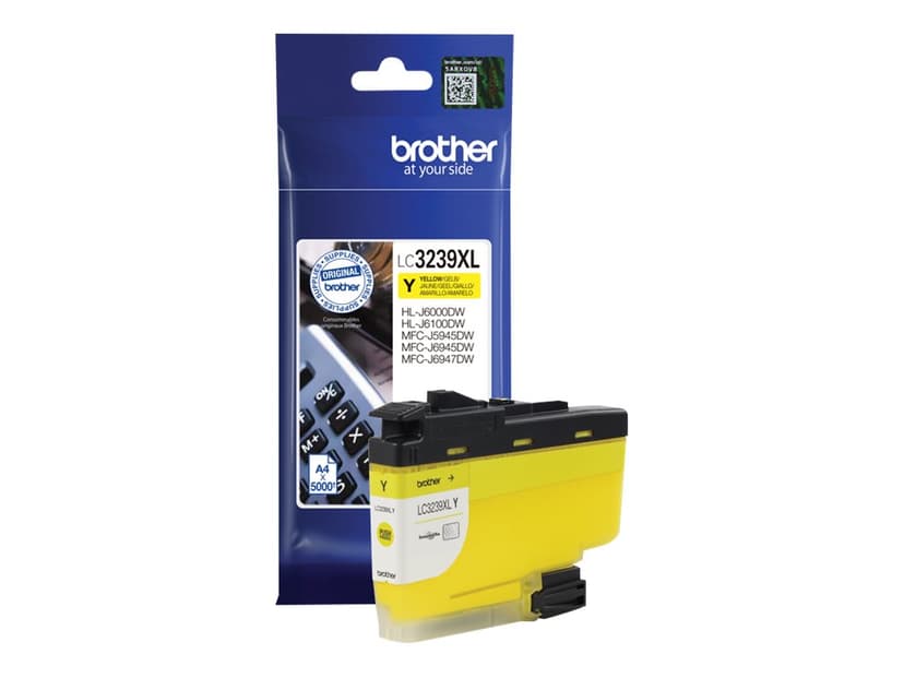 Brother Muste Keltainen LC-3239XLY 5K